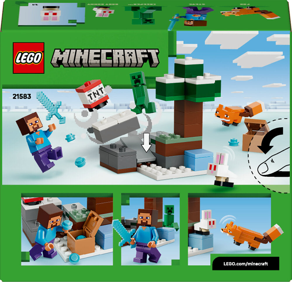 21583 LEGO Minecraft Steves tajga-eventyr