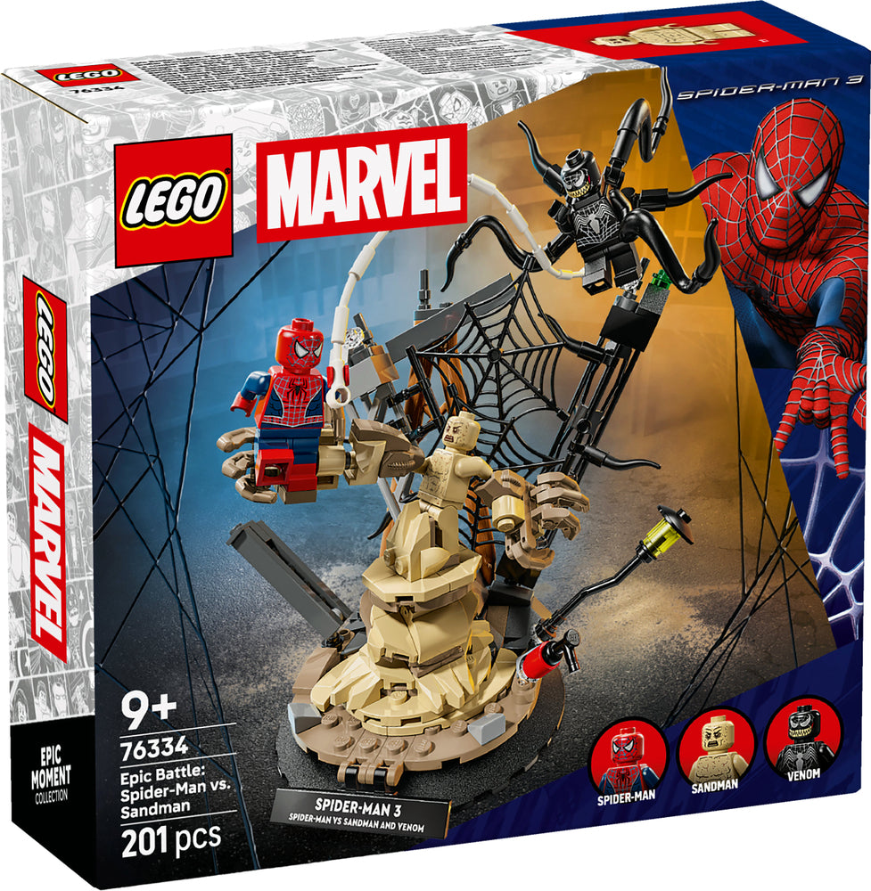 76334 LEGO Super Heroes Marvel Episk kamp: Spider-Man mod Sandman
