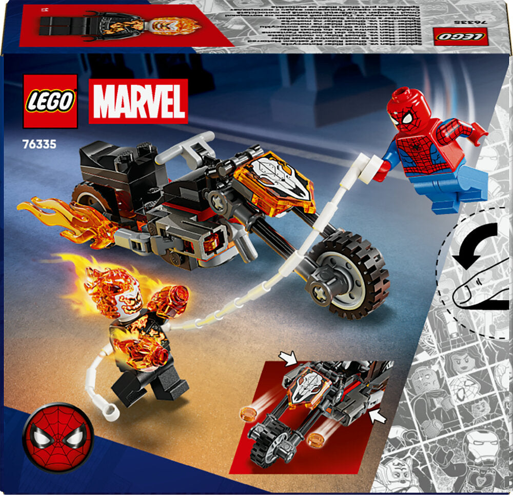 76335 LEGO Super Heroes Marvel Spider-Man mod Ghost Rider på motorcykel