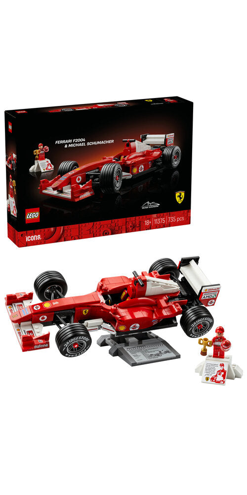 11375 LEGO Icons Ferrari F2004 og Michael Schumacher