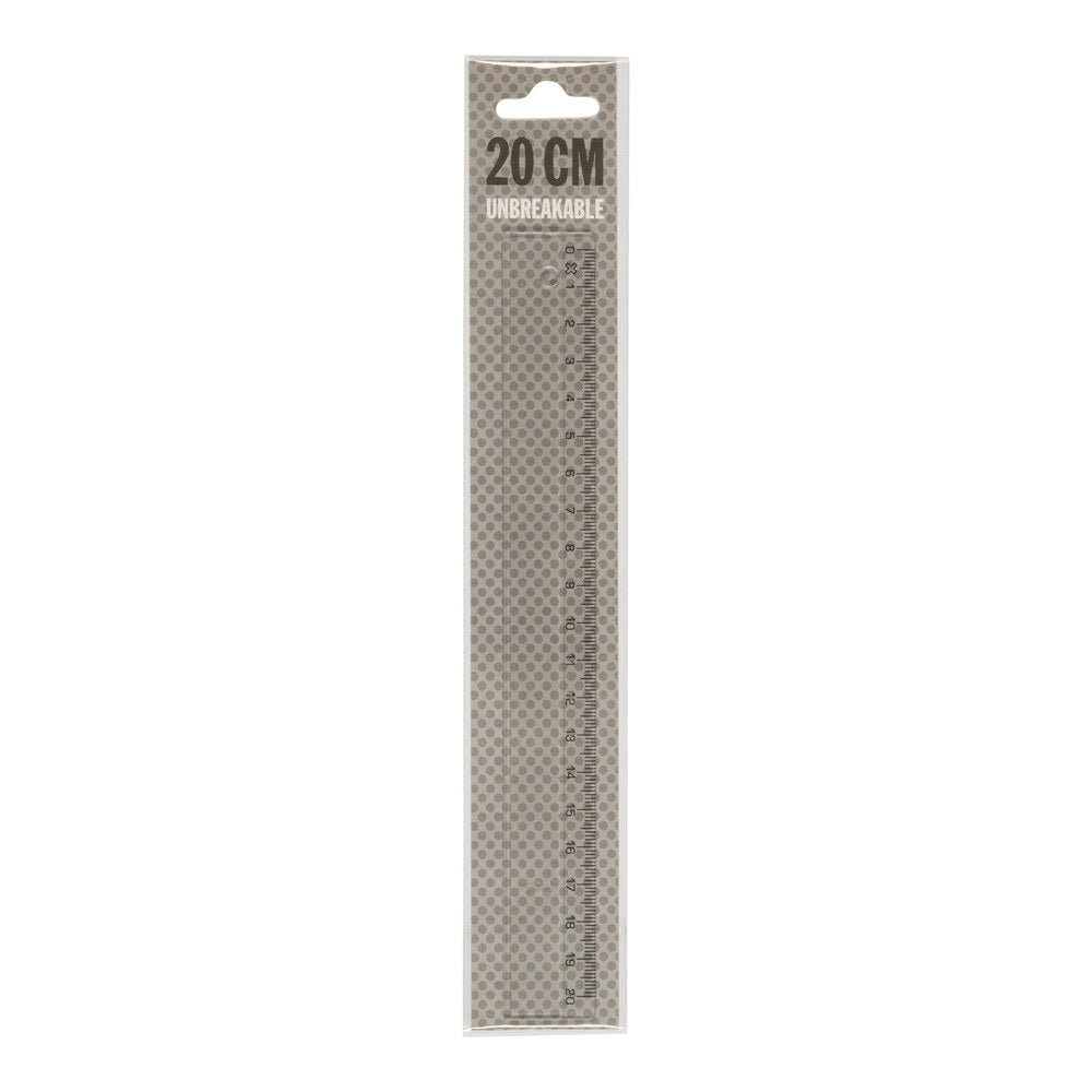 Lineal unbreakable 20cm