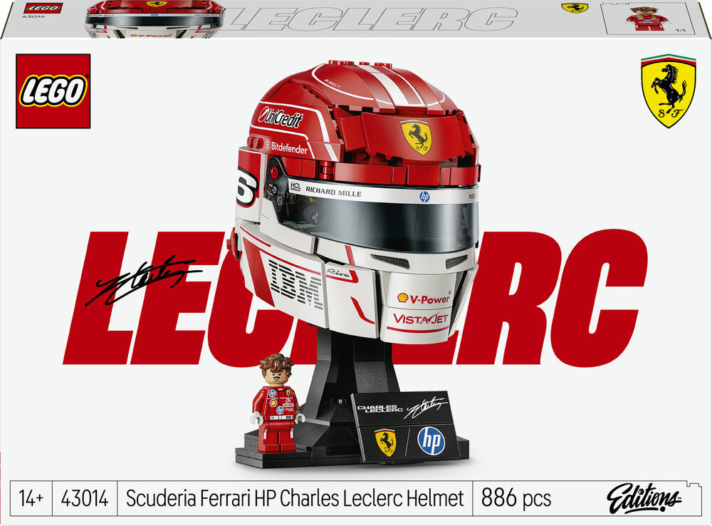 LEGO Editions Vehicles 43014 Scuderia Ferrari HP Charles Leclerc-hjelm