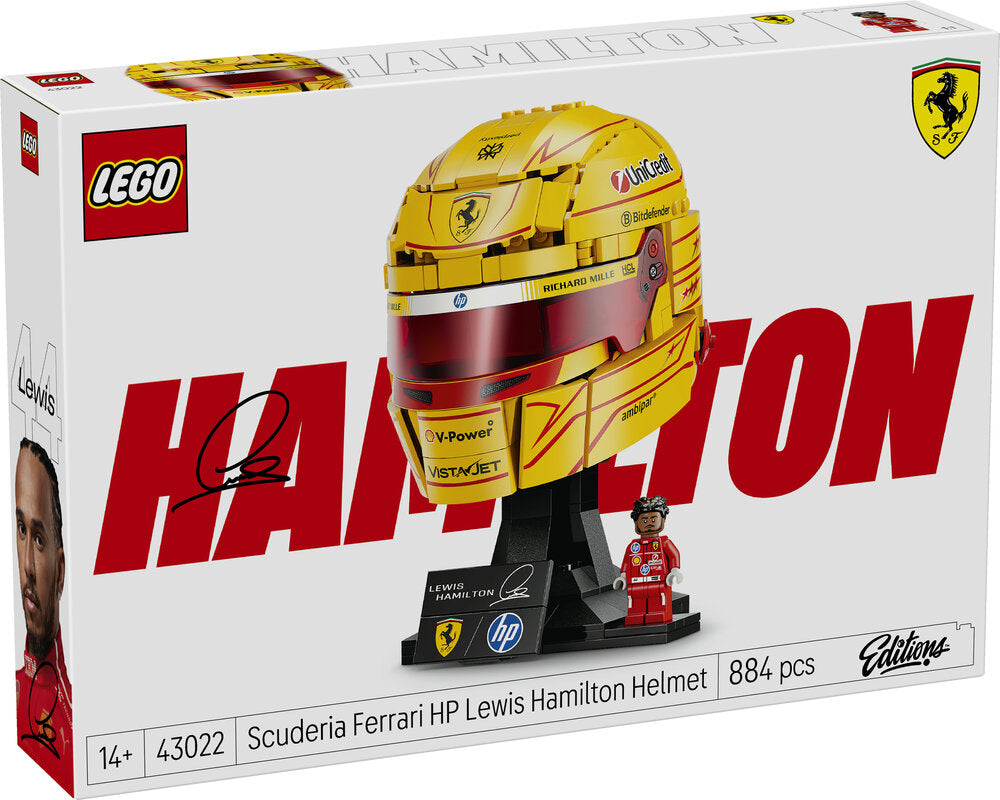 LEGO Editions Vehicles 43022 Scuderia Ferrari HP Lewis Hamilton-hjelm
