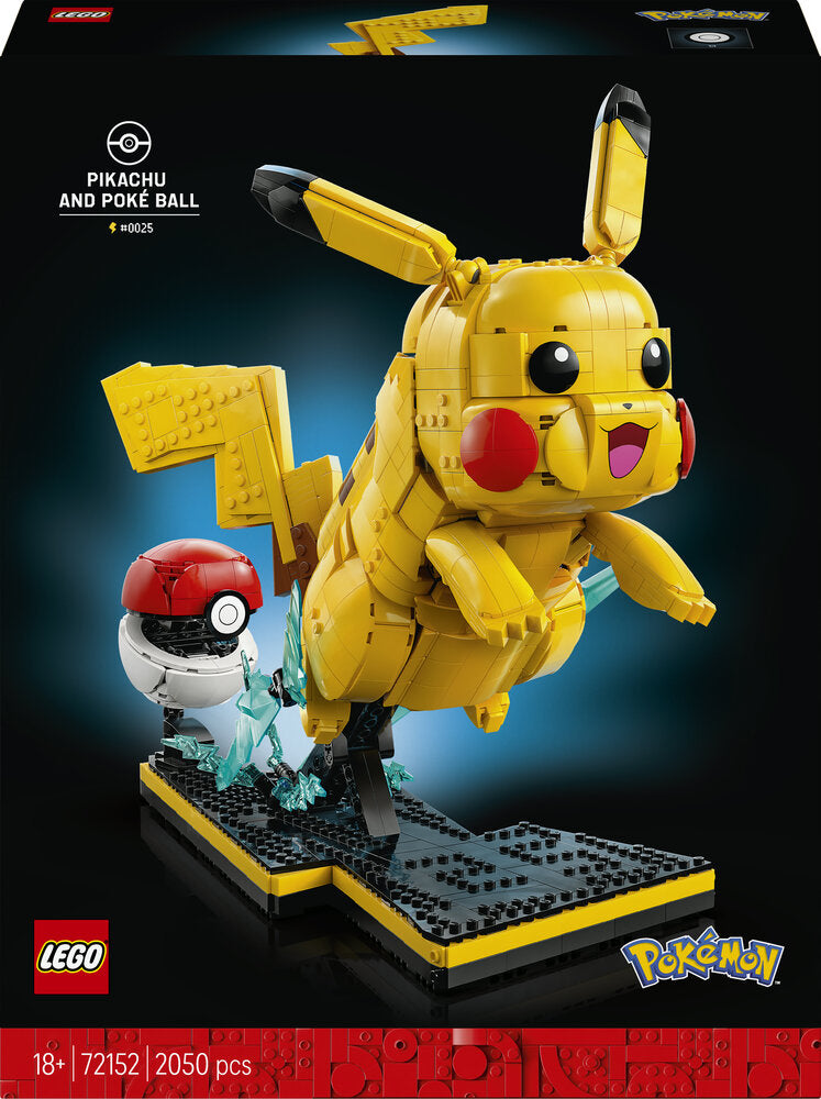 72152 LEGO Pokémon Pikachu og Poké Ball