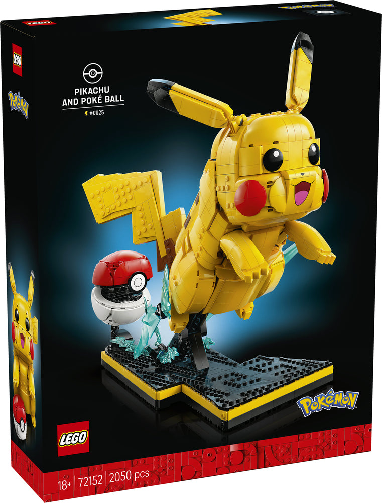 72152 LEGO Pokémon Pikachu og Poké Ball