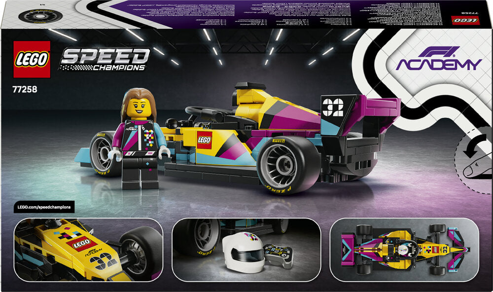 77258 LEGO Speed Champions F1 ACADEMY™ racerbil
