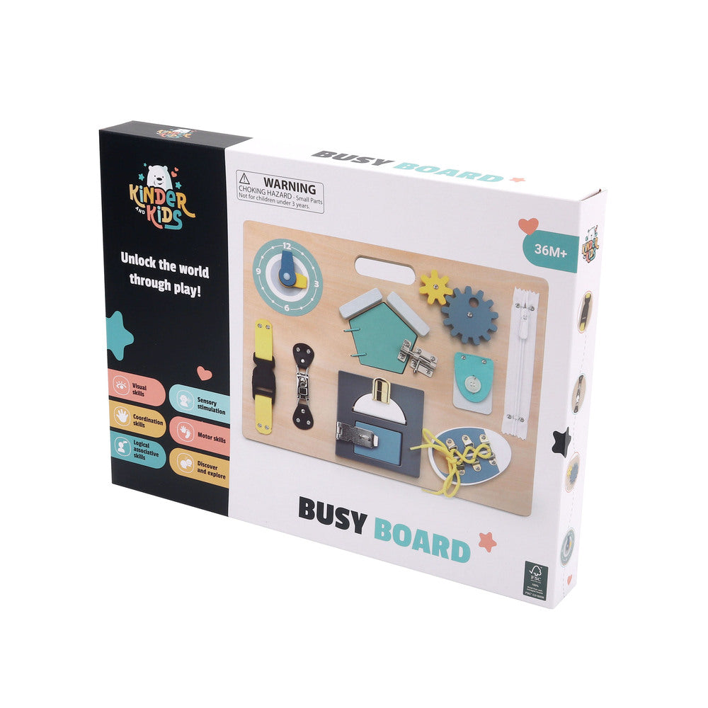 Kinder and Kids Busy Board