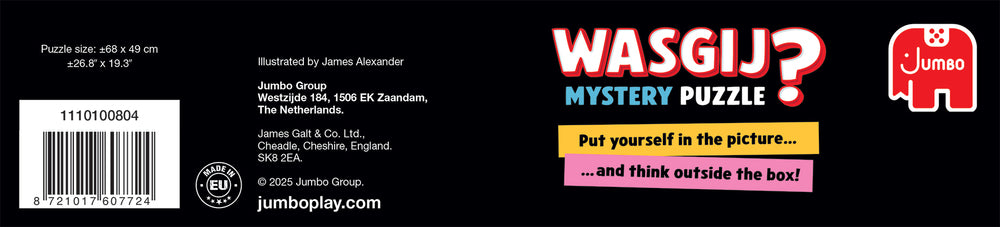 Puslespil Wasgij Mystery 30  Bullseye! 1000 brikker