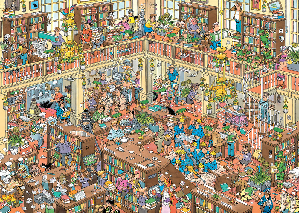 Puslespil Jan van Haasteren 500XL The Library 500 brikker