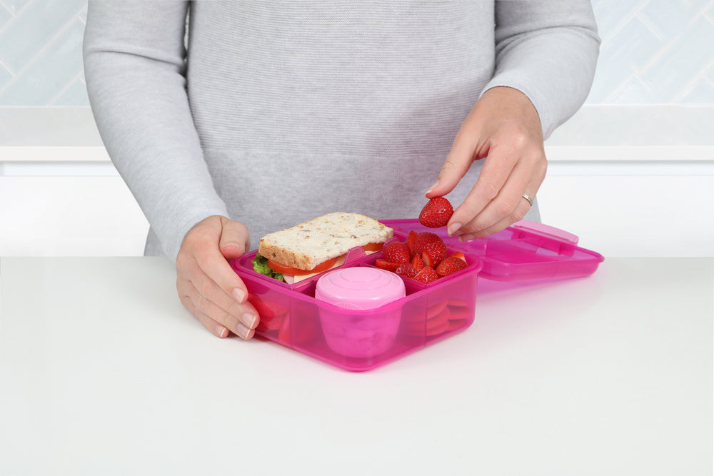 Madkasse Sistema Bento Cube Lunch pink 1,25L