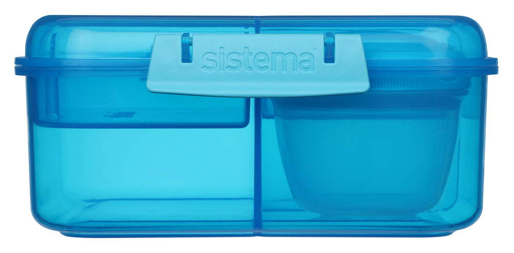 Madkasse Sistema Bento Cube Lunch blå 1,25L