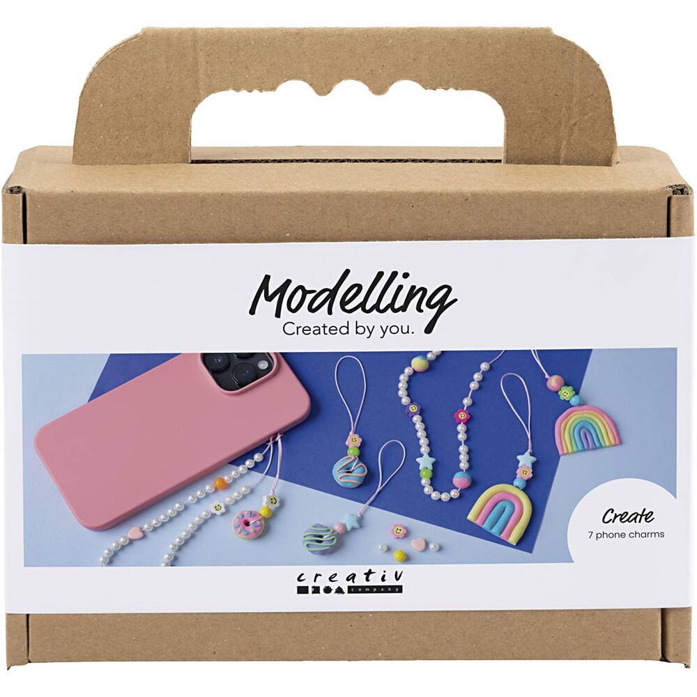 Modellering Mini DIY Kit Mobilvedhæng ass. farver