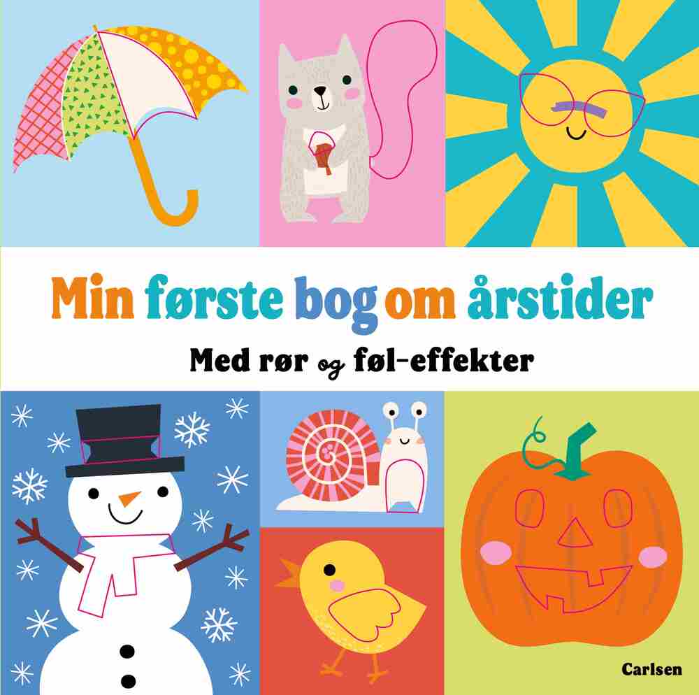Min første bog om årstiderne med rør og føl-effekter
