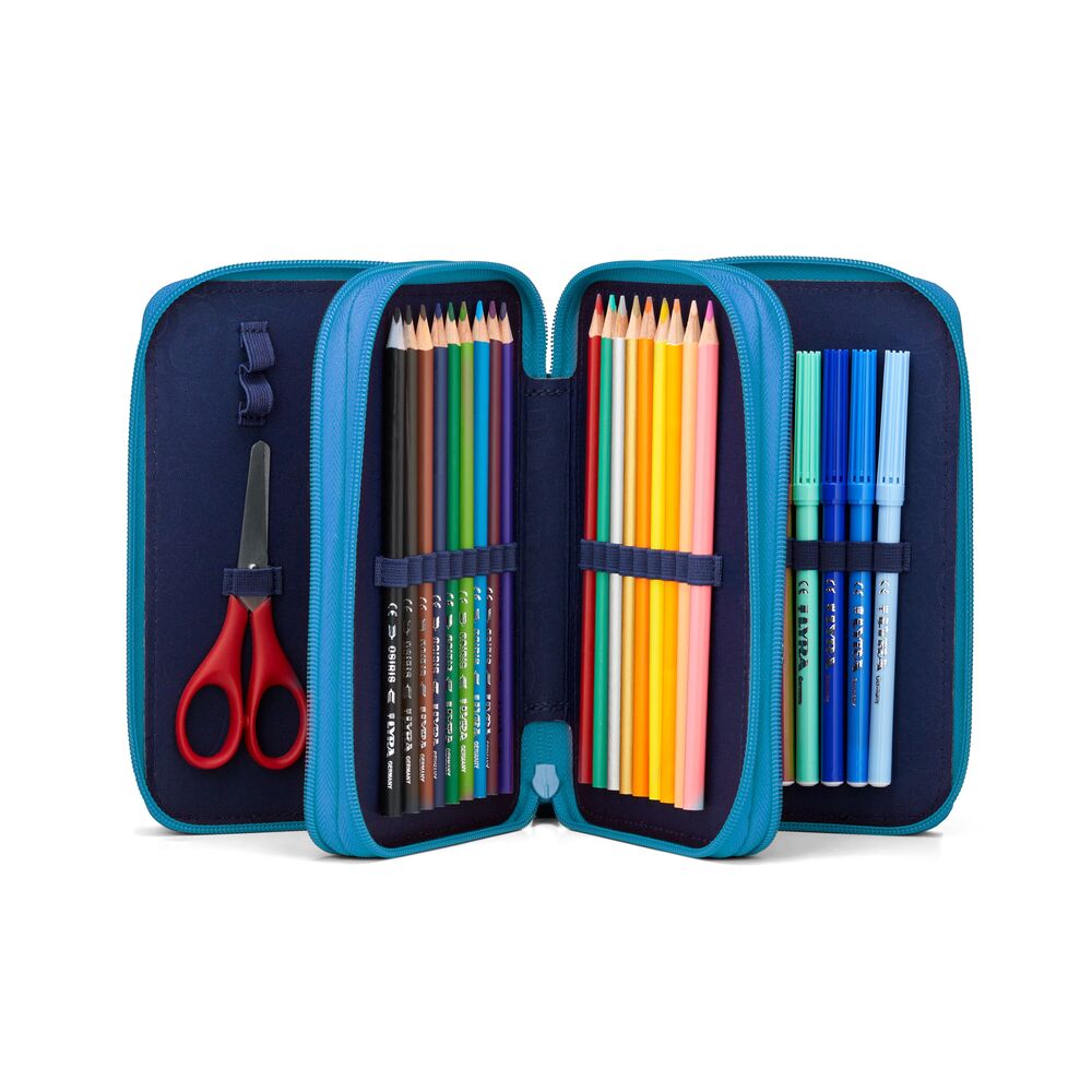 Penalhus ergobag Maxi 3-DELT M/INDHOLD Bearassic Garden