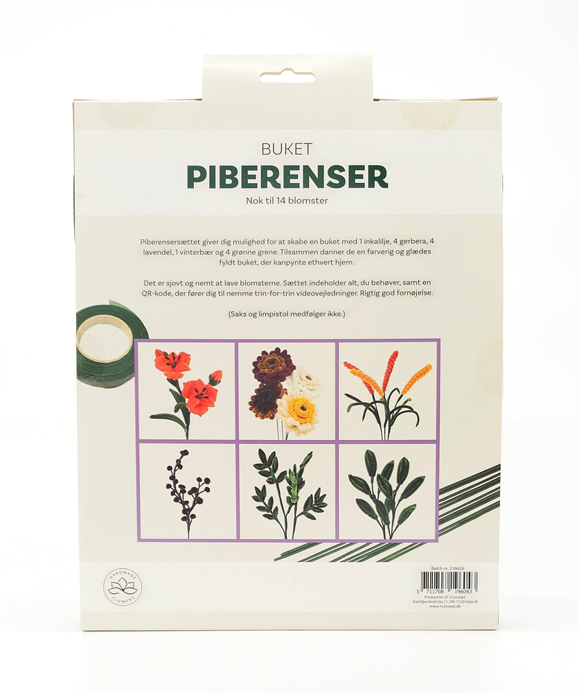 Piberenser efterårs blomsterbuket 14 STK