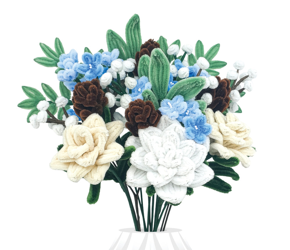 Piberenser vinter blomsterbuket 15 STK