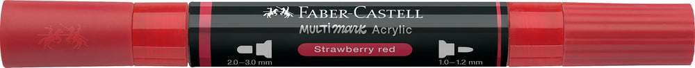 Multimarker Akryl Faber Castell SP 219 Strawberry Red m. 2 spids