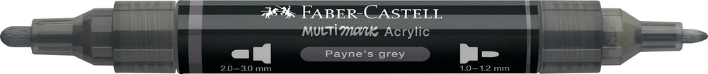Multimarker Akryl Faber Castell SP 181 Payne'S Grey m. 2 spids