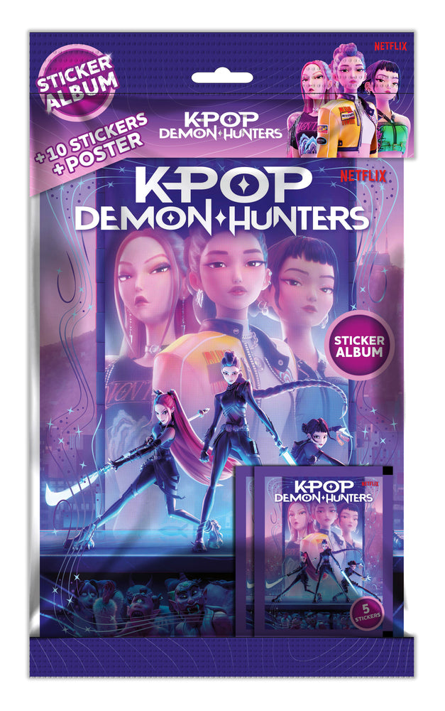 K-Pop Demon Hunters album med 2 blind bags