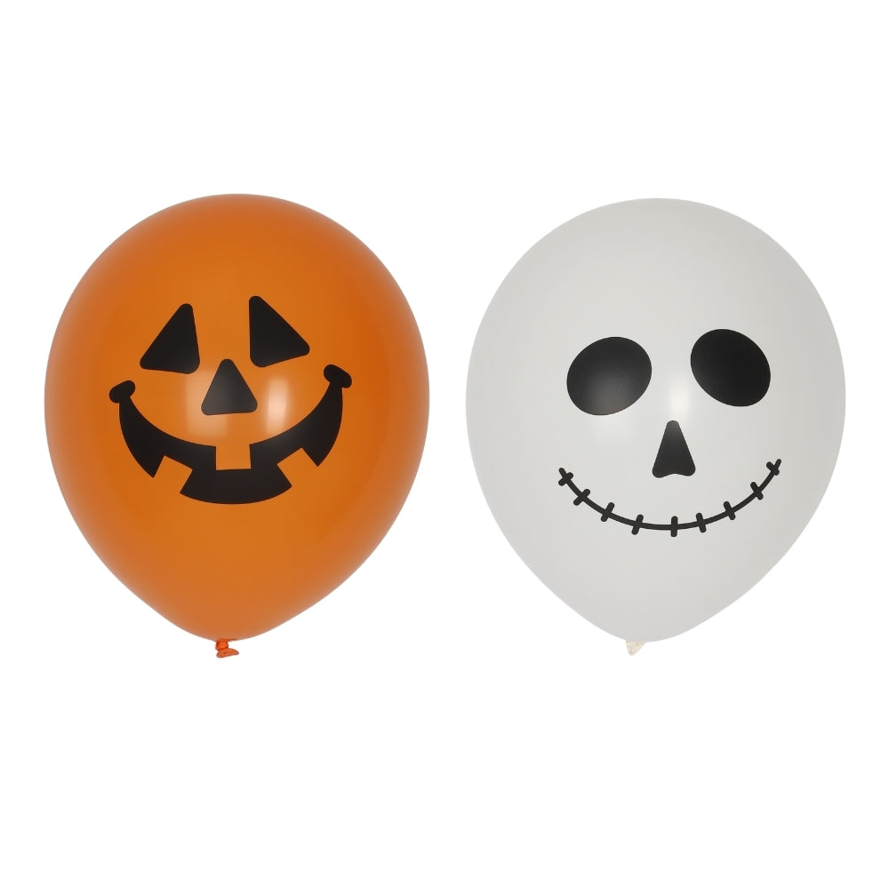Halloween balloner med græskar og scull