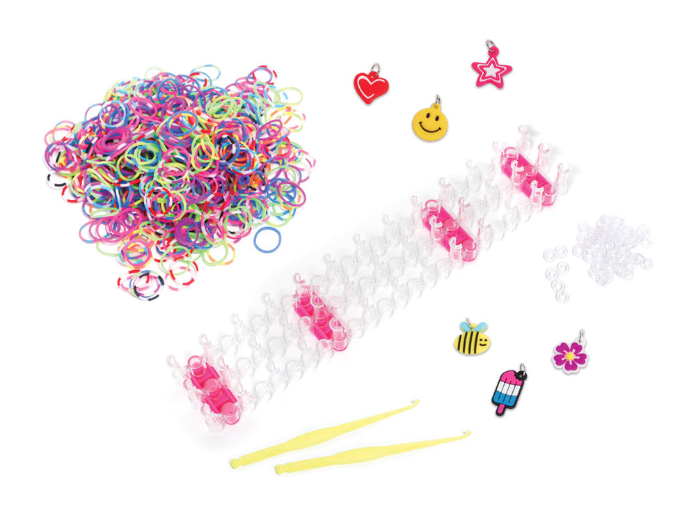 Real UniQ loombands med 1800 stk