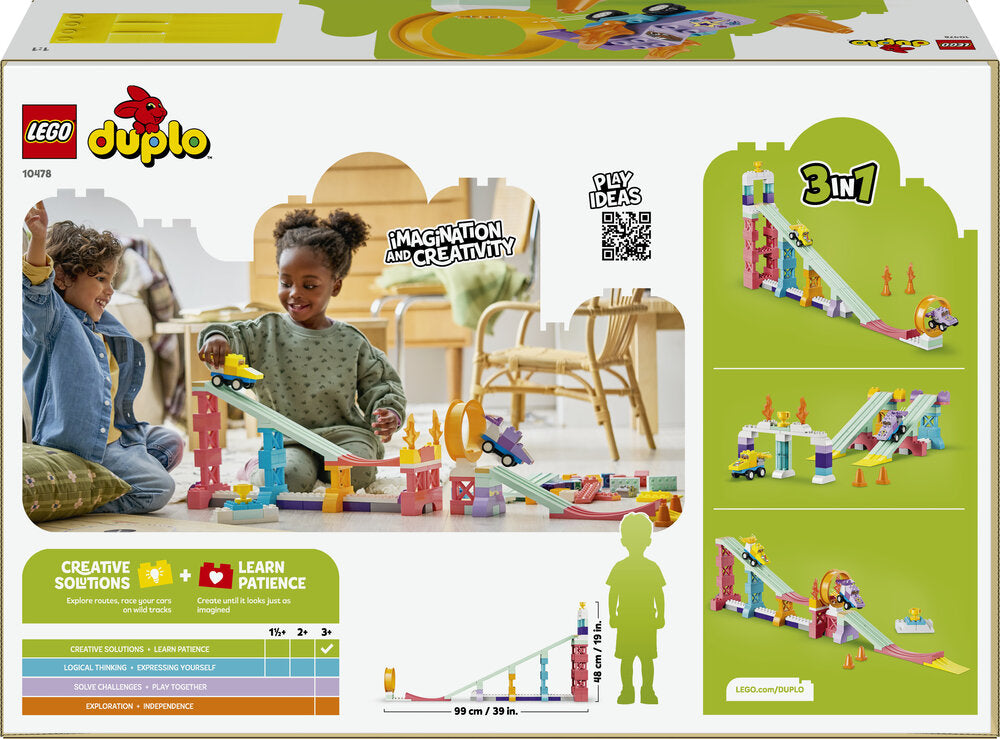 LEGO DUPLO Town 10478 3-i-1 kreative ramper med køretøjer