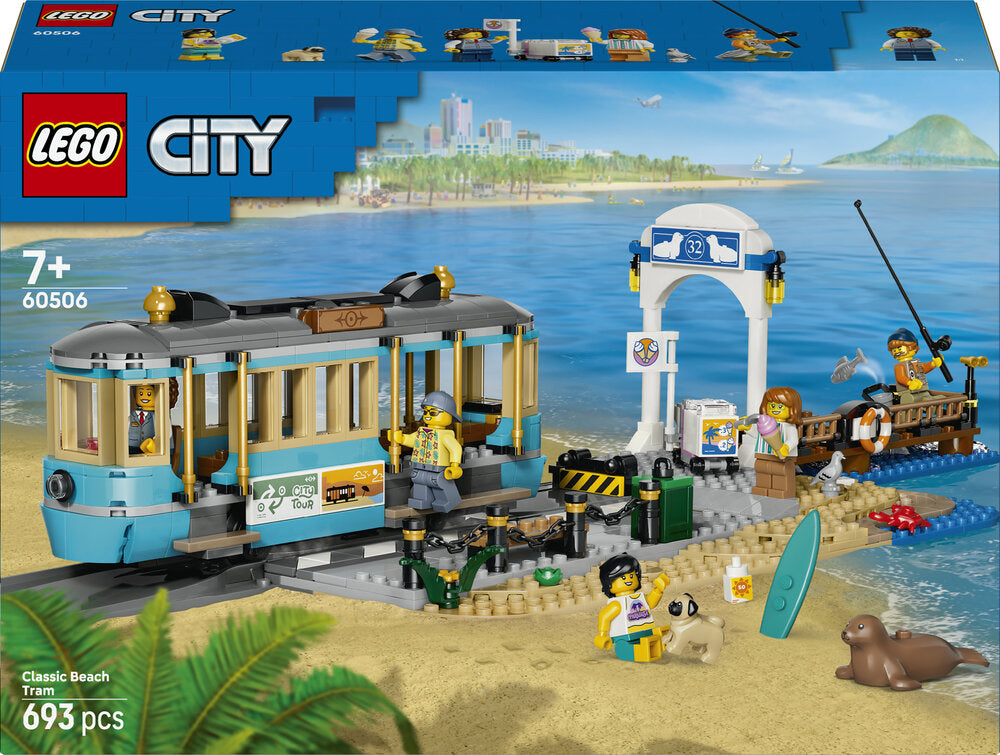 LEGO City 60506 Klassisk sporvogn med strandstop