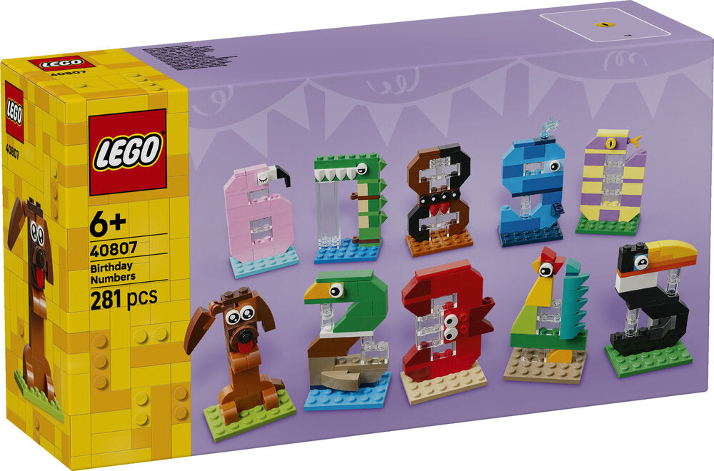 LEGO Seasons and Occasions 40807 Fødselsdagstal