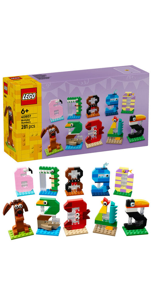 LEGO Seasons and Occasions 40807 Fødselsdagstal