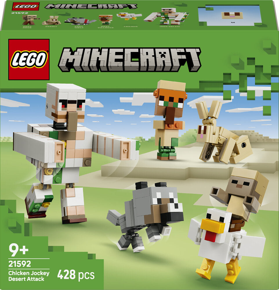 LEGO Minecraft 21592 Hønsejockey-ørkenangreb