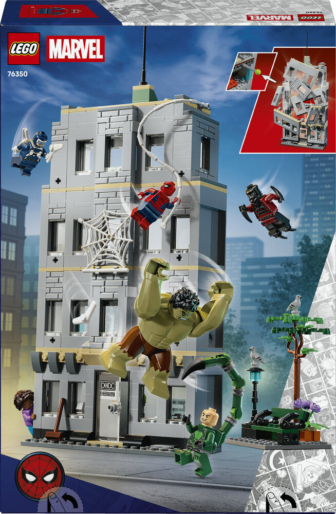 LEGO Super Heroes 76350 Spider-Man mod Hulk – episk opgør