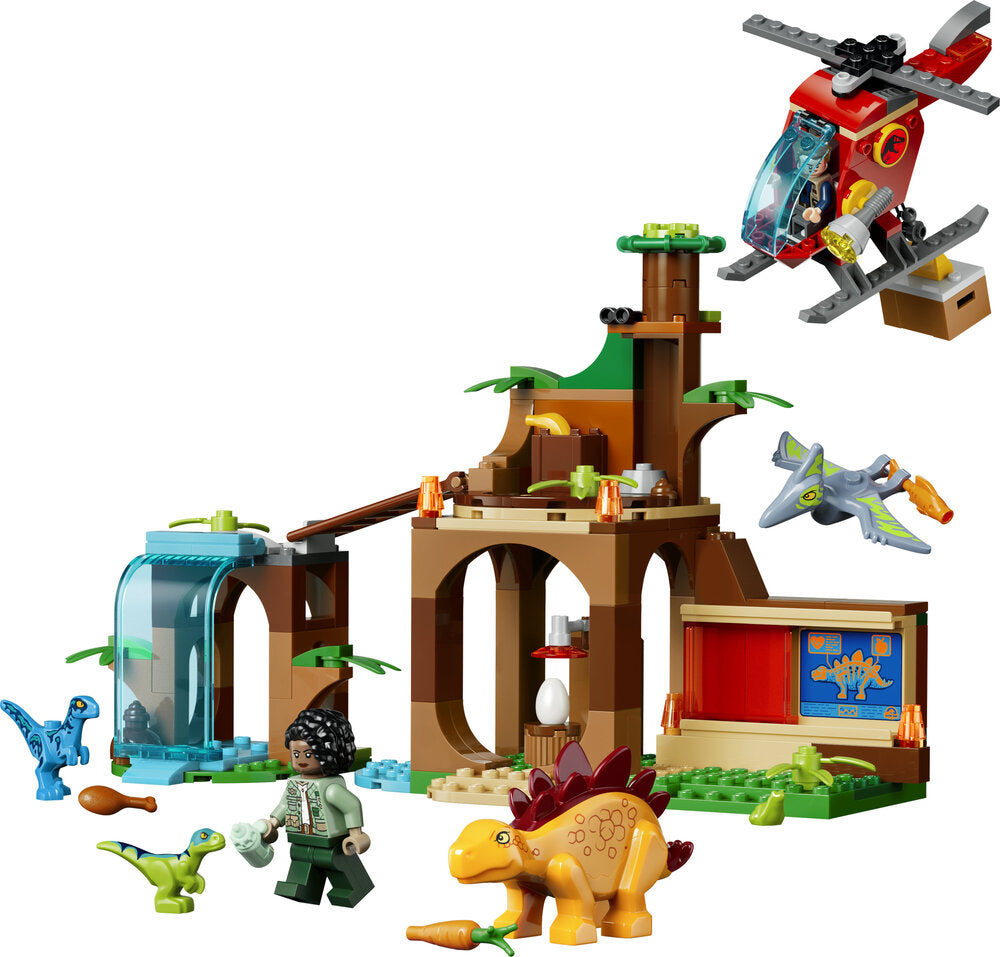 LEGO Jurassic World 77981 Redningsaktion: Velociraptor, stegosaurus og pteranodon
