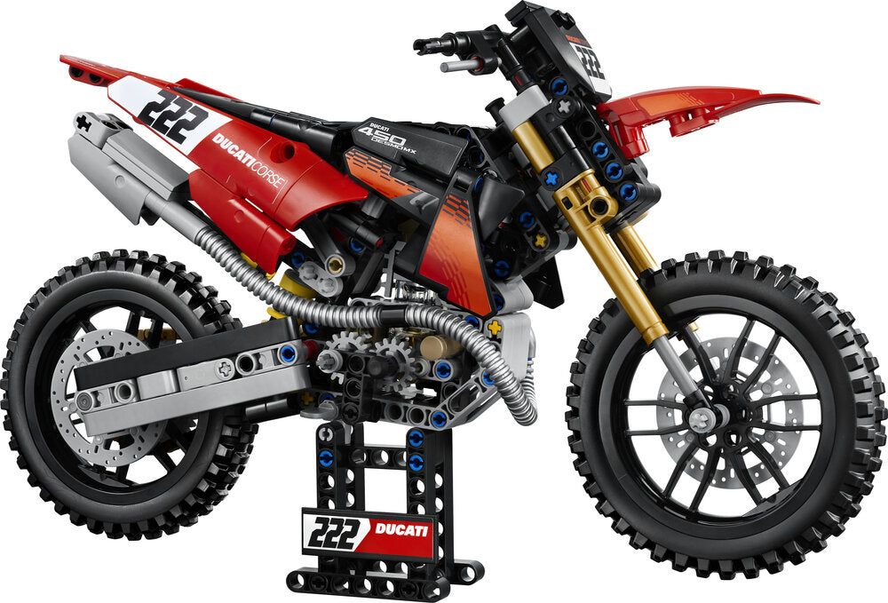 LEGO Technic 42238 Ducati Desmo450 MX Factory-motorcykel