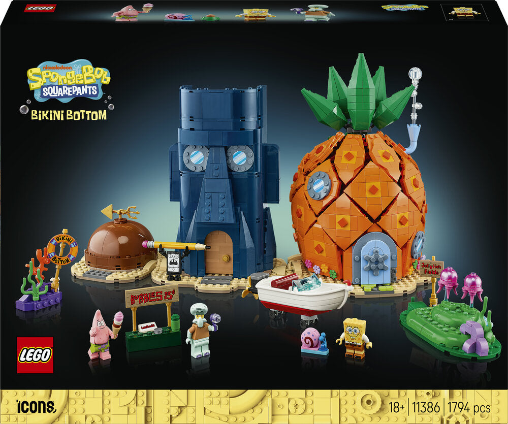 11386 LEGO Icons SvampeBob Firkant: Bikini-Bunden
