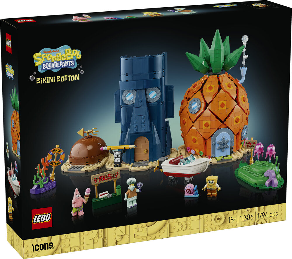 11386 LEGO Icons SvampeBob Firkant: Bikini-Bunden
