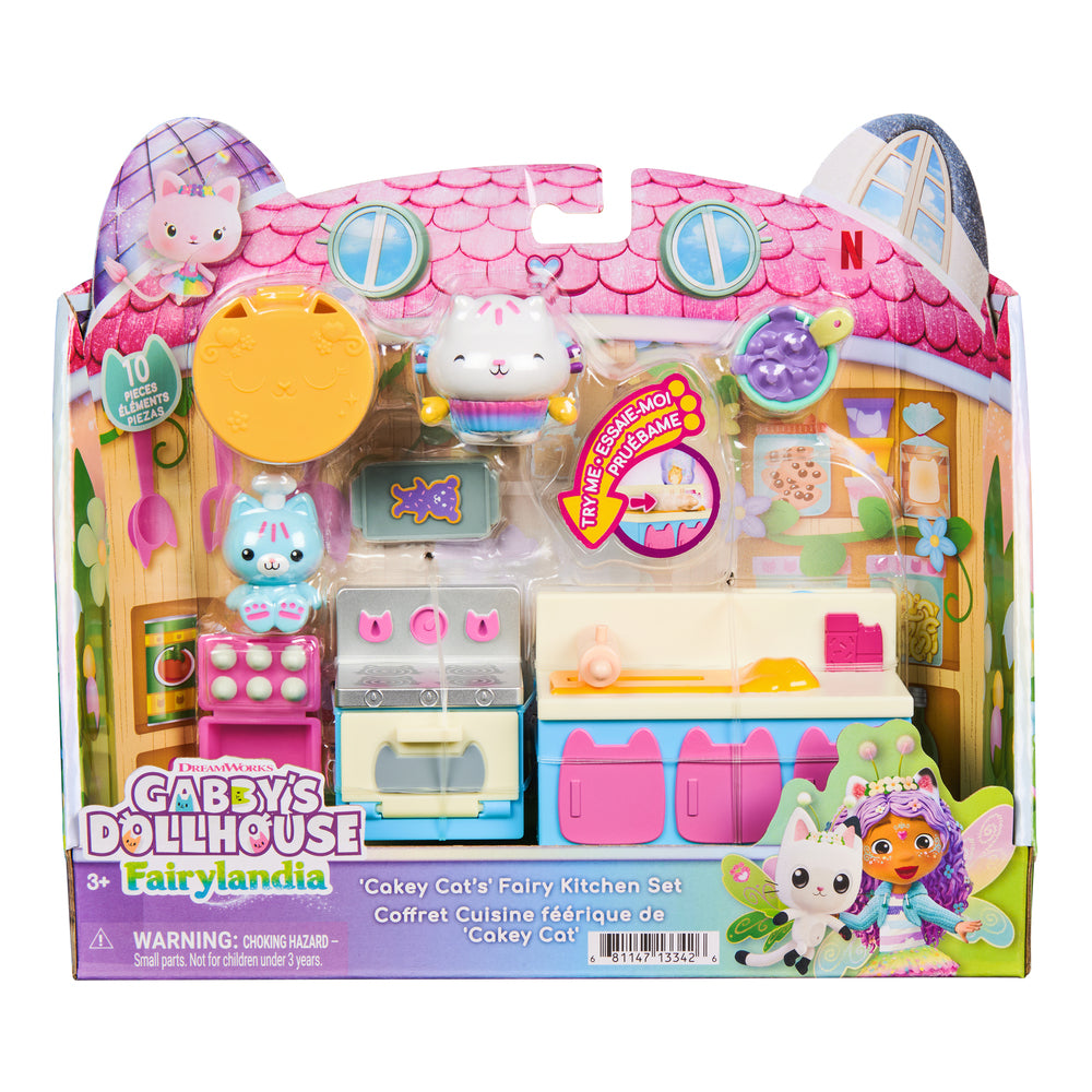 Gabby's Dollhouse cakey cat fairy køkken