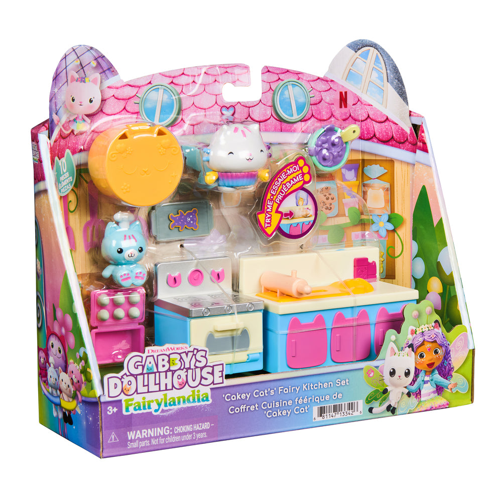 Gabby's Dollhouse cakey cat fairy køkken