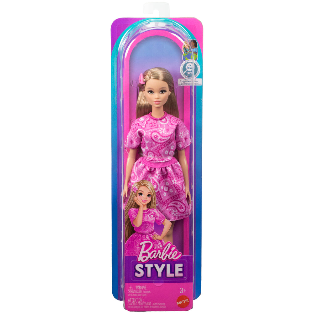 Barbie Fashionista pink Paisley
