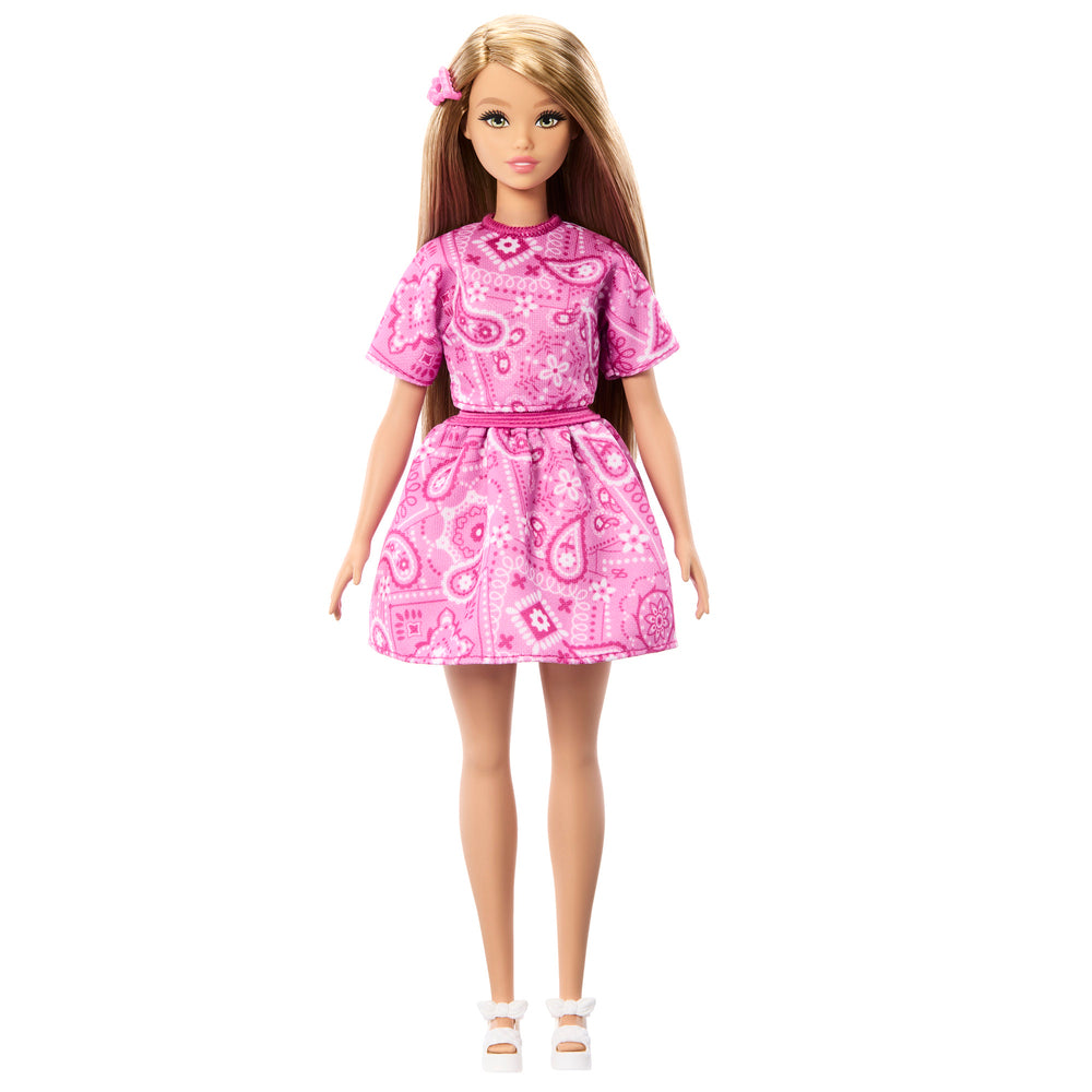 Barbie Fashionista pink Paisley
