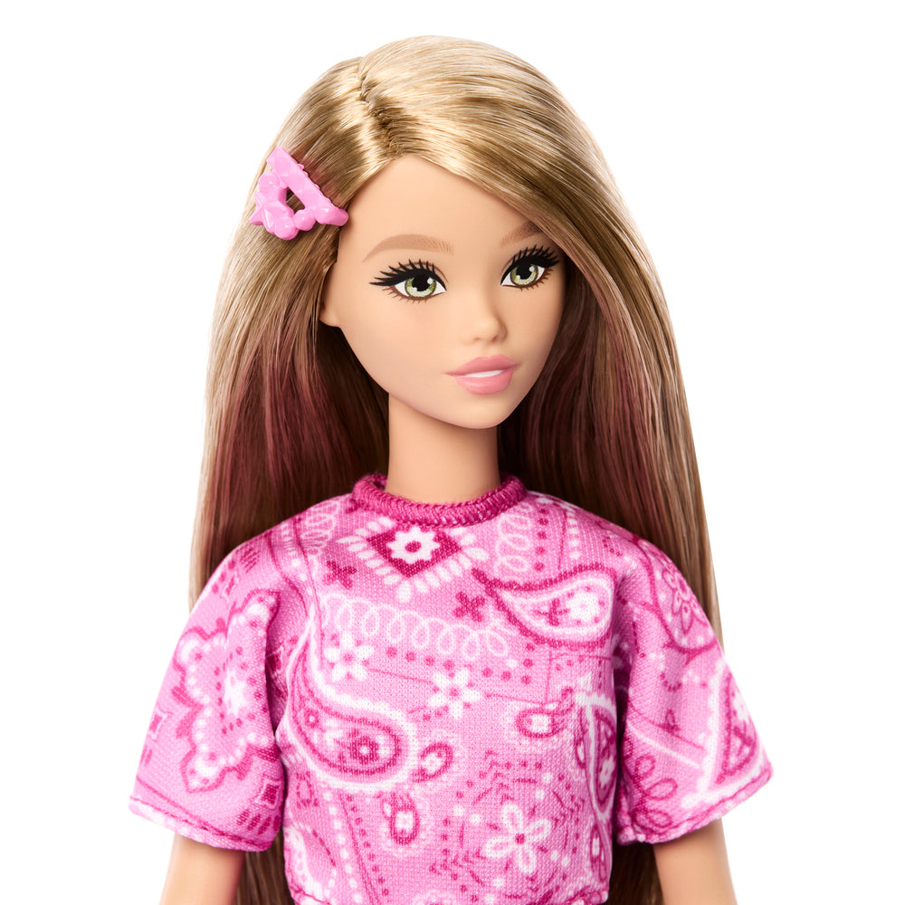 Barbie Fashionista pink Paisley