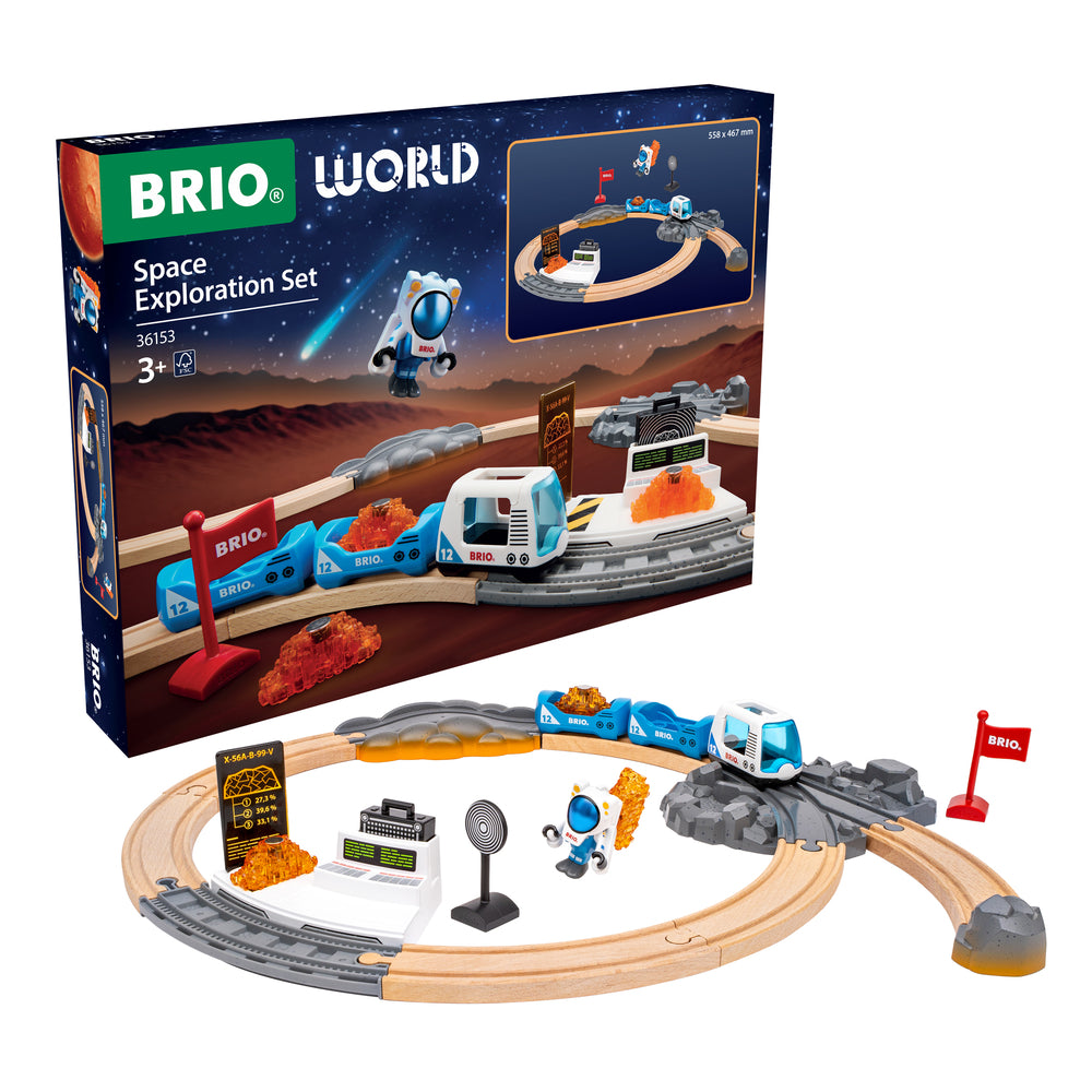 BRIO 36153 Togbane-sæt Rumforskning