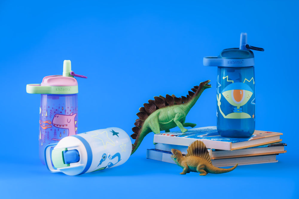 Drikkeflaske Sistema Easy Sip Kids Design 500Ml 6 Asst