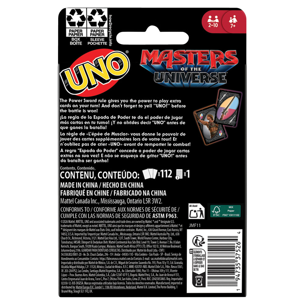 UNO Masters of the Universe Movie