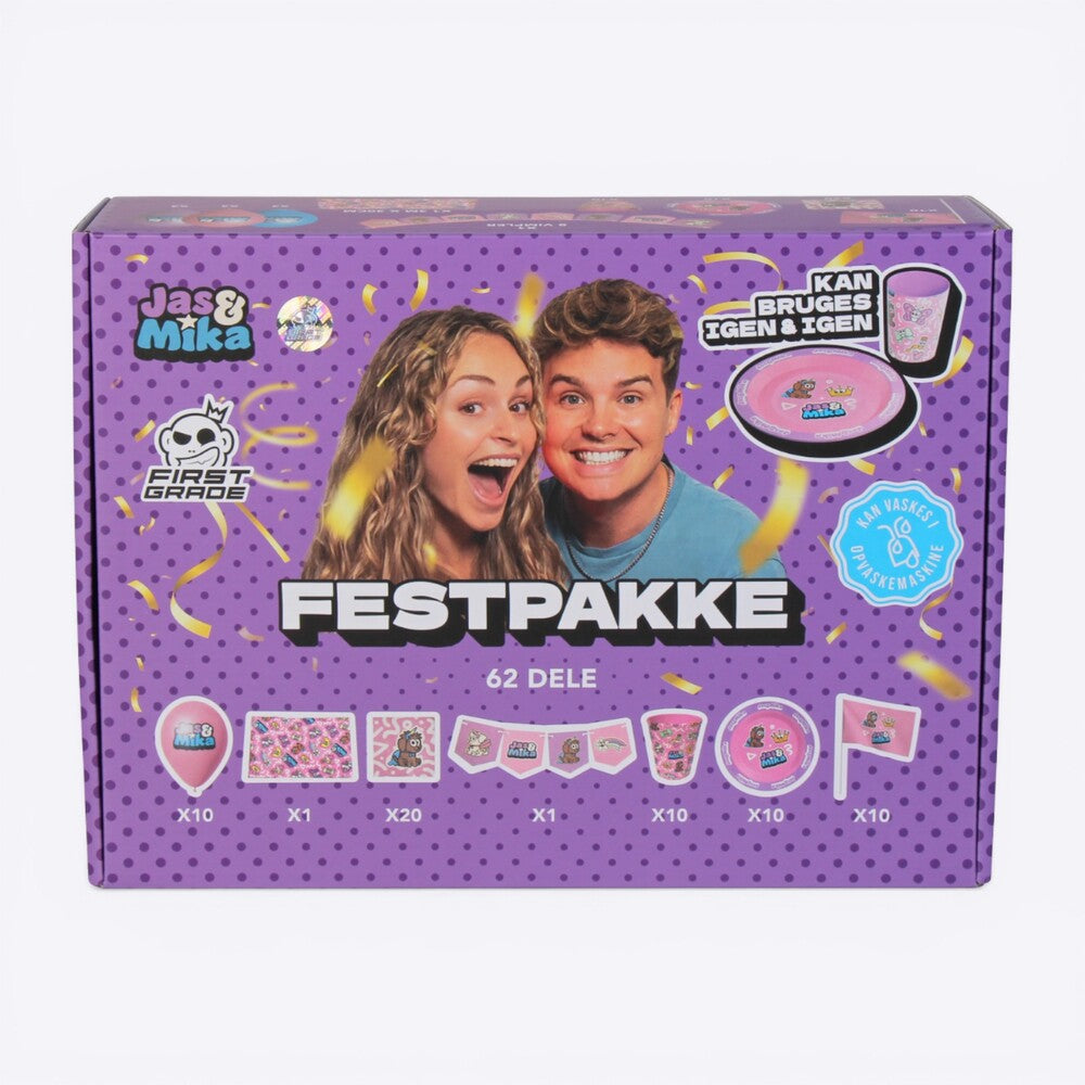 Festpakke Jas&Mika 10 pak