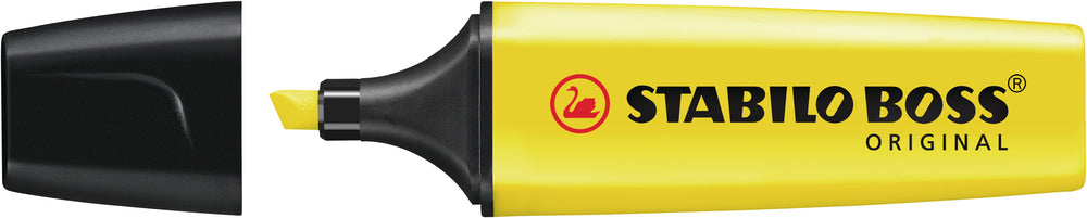 Tekstmarker Stabilo boss gul 24