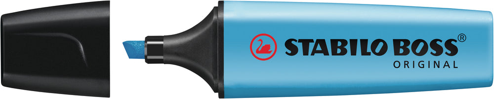Tekstmarker Stabilo boss blå 31